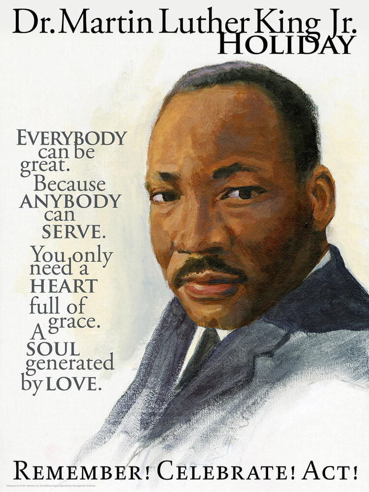 Martin Luther King portrait