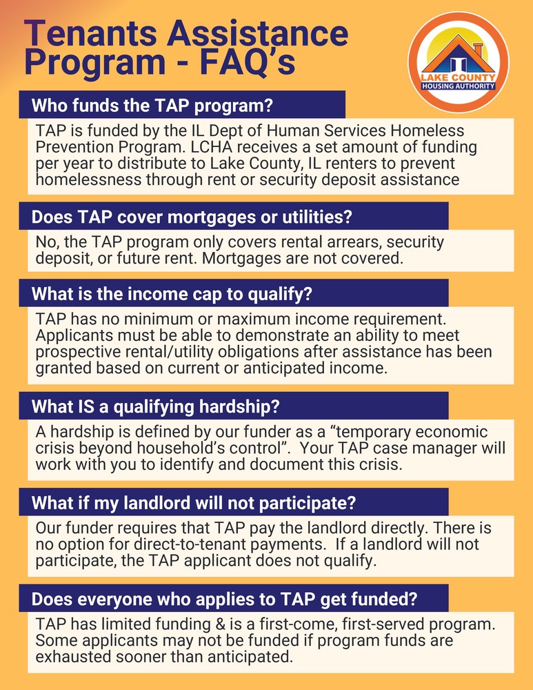 orange background with blue and white wording